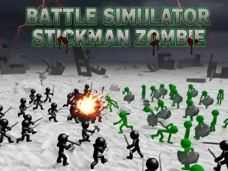 Battle Simulator สติกแมนซอมบี้ เกมออนไลน์