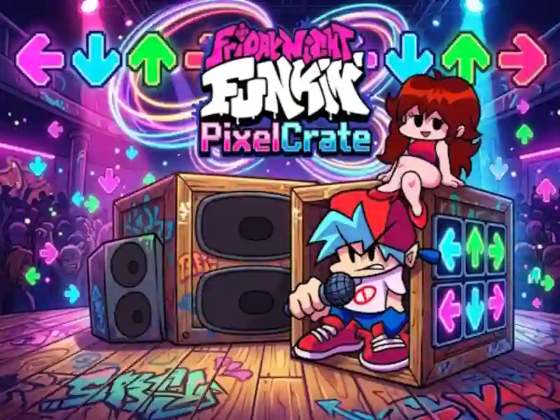 Friday Night Funkin PixelCrate เกมออนไลน์