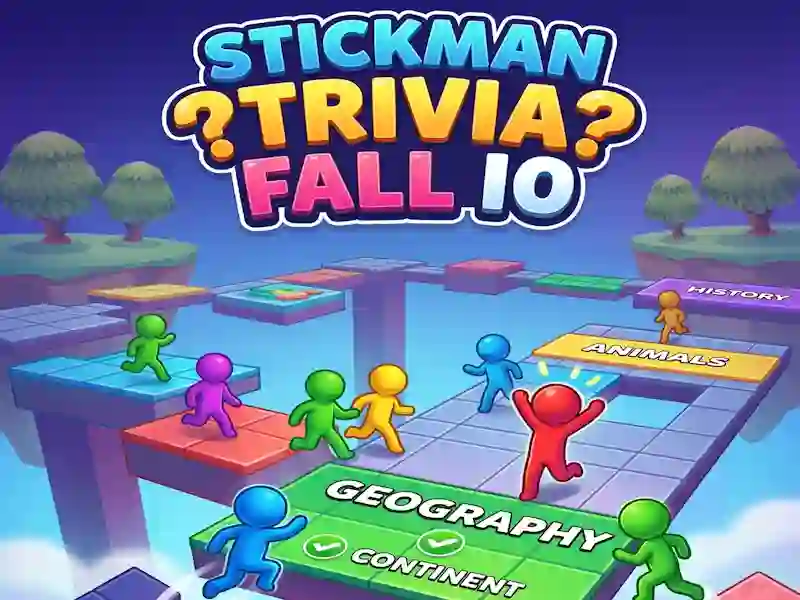 Stickman Trivia Fall IO เกมออนไลน์