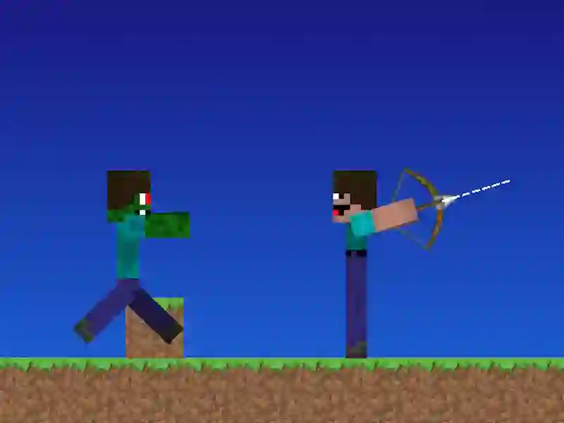 Noob vs pro แต่นักธนู minecraft เกมออนไลน์