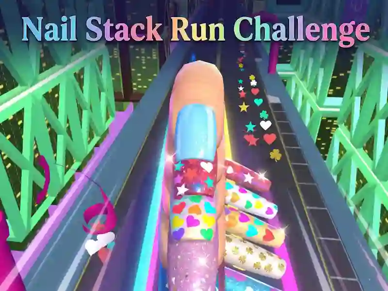 Nail Stack Run Challenge เกมออนไลน์