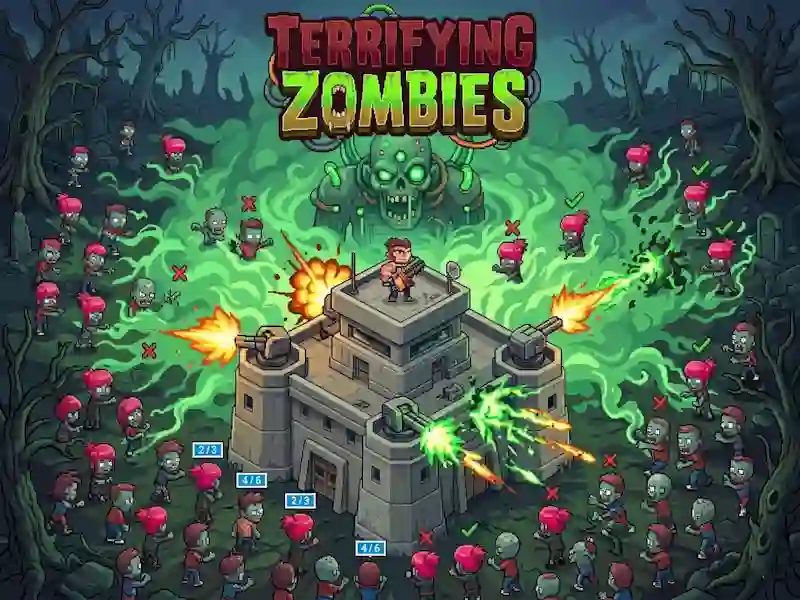 Terrifying Zombies เกมออนไลน์