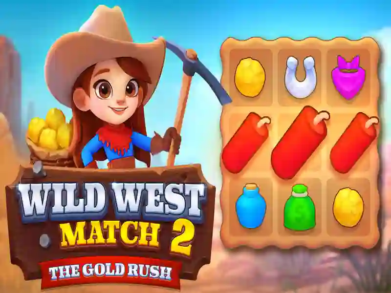 Wild West Match 2: The Gold Rush เกมออนไลน์