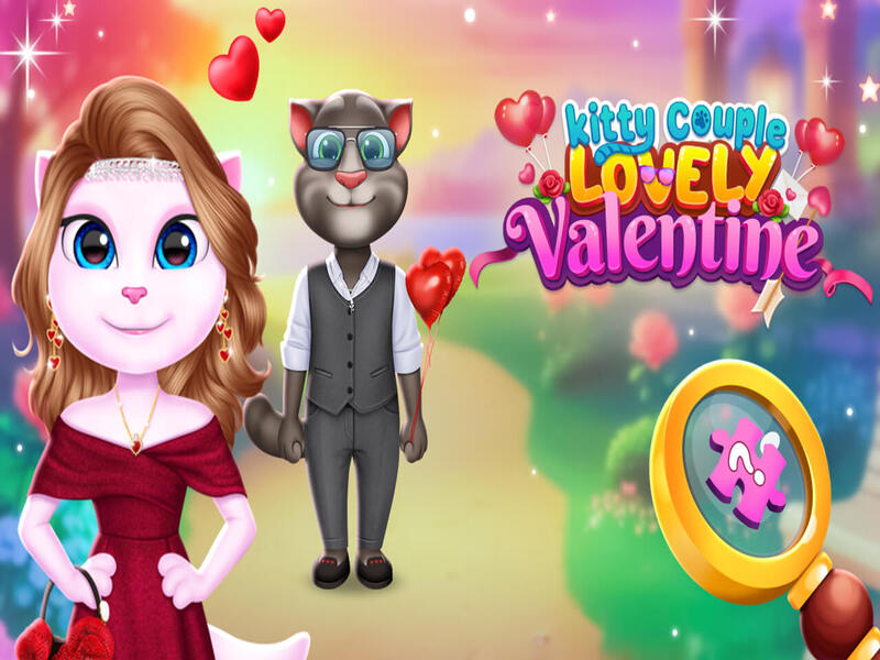 คิตตี้คู่วาเลนไทน์น่ารัก เกมออนไลน์