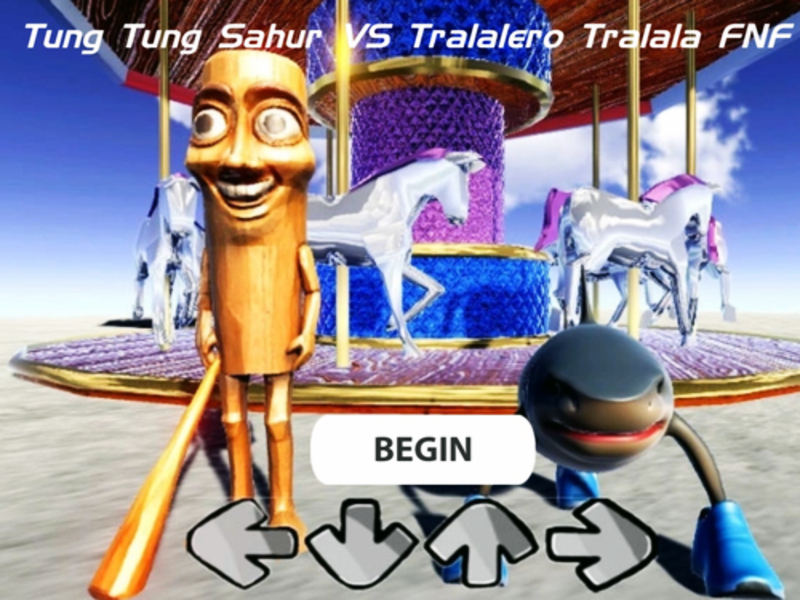 Tung Tung Sahur vs Tralalero Tralala FNF เกมออนไลน์