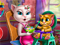 แองเจล่า: ให้อาหารเด็กวัยหัดเดิน เกมออนไลน์