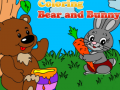 ระบายสีหมีและกระต่าย เกมออนไลน์