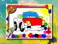 หนังสือระบายสีรถการ์ตูน เกมออนไลน์