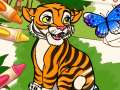 ระบายสีให้ฉัน: สัตว์ในป่า เกมออนไลน์