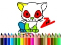 กลับไปโรงเรียน: การระบายสีแมว เกมออนไลน์