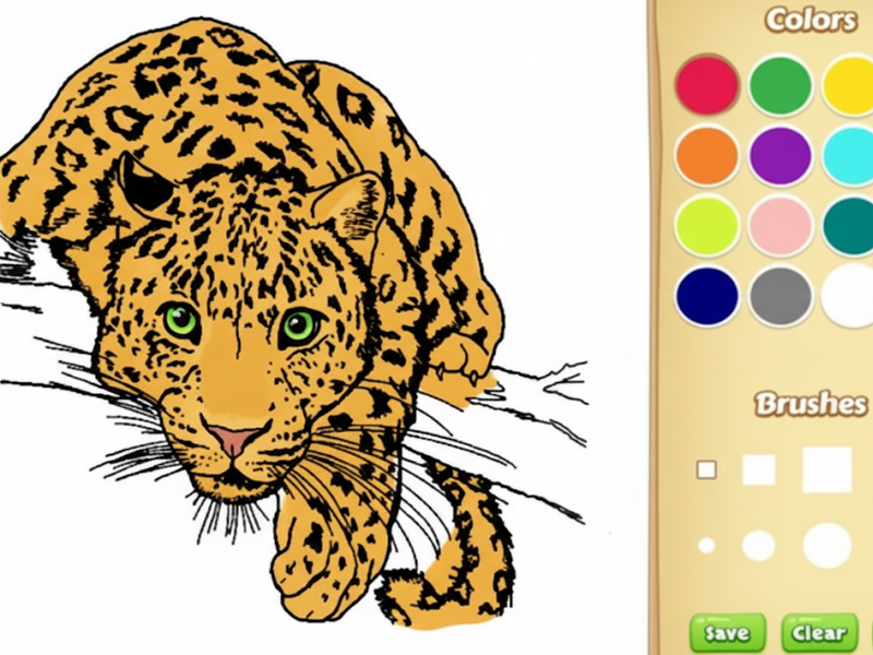 สมุดระบายสีสัตว์ที่เหมือนจริงสำหรับเด็ก เกมออนไลน์