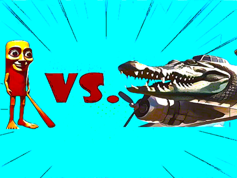 Tung Tung Tung Sahur vs Bombardino Crocodilo เกมออนไลน์