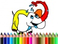 กลับไปโรงเรียน: ระบายสีช้าง เกมออนไลน์