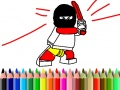 กลับไปโรงเรียน: หนังสือระบายสีฮีโร่ เกมออนไลน์