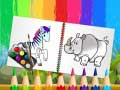 หนังสือระบายสีสัตว์น่าขำ เกมออนไลน์