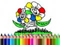 กลับไปโรงเรียน: ระบายสีดอกไม้ เกมออนไลน์
