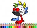 กลับไปโรงเรียน: หนังสือระบายสีวันฮาโลวีน เกมออนไลน์