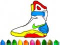 กลับไปโรงเรียน: ระบายสีรองเท้า เกมออนไลน์
