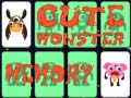 ความจำของมอนสเตอร์น่ารัก เกมออนไลน์