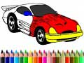 กลับไปโรงเรียน: ระบายสีรถกล้าม เกมออนไลน์