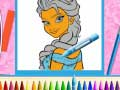 ระบายสีเจ้าหญิงพี่สาว เกมออนไลน์