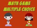 เกมคณิตศาสตร์แบบตอบหลายตัวเลือก เกมออนไลน์