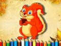 หนังสือระบายสีกระรอก เกมออนไลน์