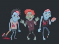 ระบายสีซอมบี้และกระดูก เกมออนไลน์