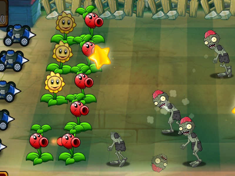 ซอมบี้กับ ดอกทานตะวัน เกมออนไลน์