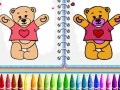 สีของหมีนุ่มนิ่มน่ารัก เกมออนไลน์