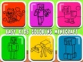 การระบายสีง่ายๆ สำหรับเด็ก Minecraft เกมออนไลน์