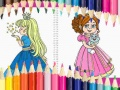 สมุดระบายสีเจ้าหญิงที่สวยงาม เกมออนไลน์