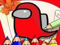 หนังสือระบายสี Among Us เกมออนไลน์