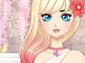 สาวอนิเมะแฟชั่นแต่งหน้าแต่งตัว เกมออนไลน์
