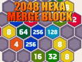 2048 บล็อกผสมแบบหกเหลี่ยม เกมออนไลน์