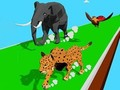 การแข่งขันแปลงสัตว์ 3D เกมออนไลน์
