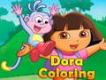 ระบายสีดอรา เกมออนไลน์