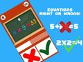 สมการถูกหรือผิด เกมออนไลน์