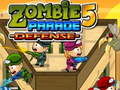 การป้องกันขบวนซอมบี้ 5 เกมออนไลน์