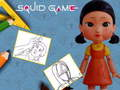สมุดระบายสีเกมปลาหมึก เกมออนไลน์
