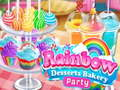 ปาร์ตี้เบเกอรี่ขนมหวานสายรุ้ง เกมออนไลน์