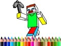 กลับไปโรงเรียน: การระบายสี Minecraft เกมออนไลน์