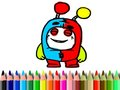 กลับสู่โรงเรียน: OddBods หนังสือระบายสี เกมออนไลน์