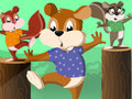 กระโดดของ squirrel เกมออนไลน์