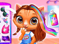 ซาลอนทำผมสัตว์เลี้ยงน้องแมว เกมออนไลน์