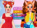 การเปลี่ยนแปลงการแต่งหน้าสัตว์น่ารัก เกมออนไลน์