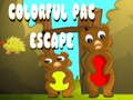 การหลบหนี Pac สีสันสดใส เกมออนไลน์