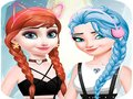 แต่งตัวและแต่งหน้าให้เอลซ่าและอันนา เกมออนไลน์