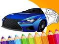 สมุดระบายสีรถหรูญี่ปุ่น เกมออนไลน์