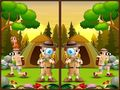 หา 5 ความแตกต่างในการตั้งแคมป์ เกมออนไลน์